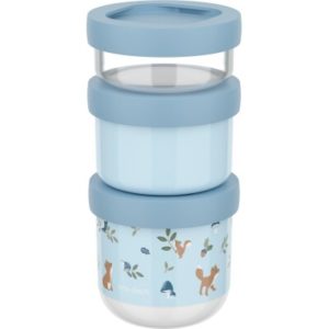 CAJA SNACK APILABLE AZUL ZORRO