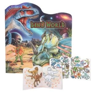 DINO WORLD LIBRO PARA COLOREAR