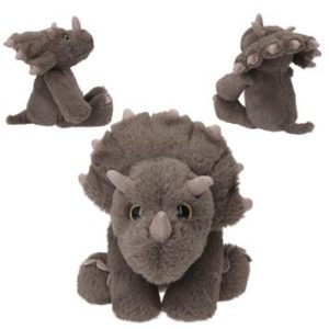 DINO WORLD PELUCHE FLOPPY TRICERATOPS 25CM