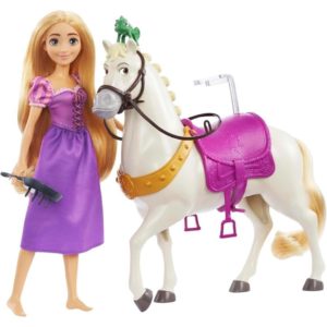 DISNEY MUÑECA RAPUNZEL Y MAXIMUS