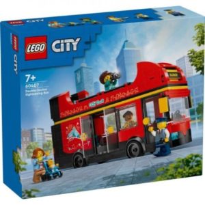 LEGO CITY AUTIBUS TURISTICO ROJO DE DOS PLANTAS