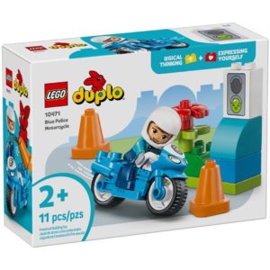 LEGO DUPLO MOTO DE POLICIA AZUL