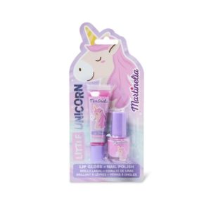 MARTINELIA BRILLO LABIAL Y ESMALTE DE UÑAS LITTLE UNICORN UNICORNIO