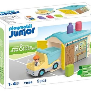 PLAYMOBIL JUNIOR CAMION CON GARAJE