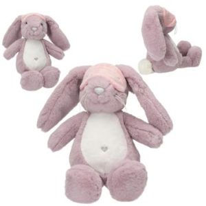 PRINCESS MIMI PELUCHE CONEJITO LILA CON ANTIFAZ PARA DORMIR
