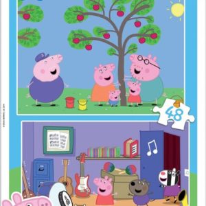 PUZZLE 2X48 PEPPA PIG