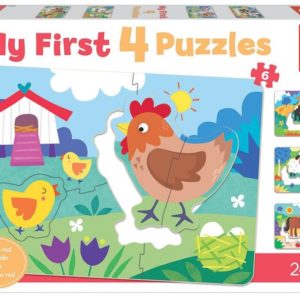 PUZZLE MY FIRST 4 PUZZLES GRANJA