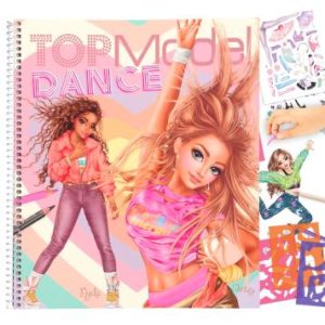 TOP MODEL CUADERNO COLOREAR DANCE
