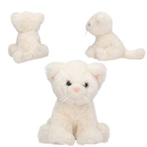 TOP MODEL GATO DE PELUCHE BLANCO 16CM