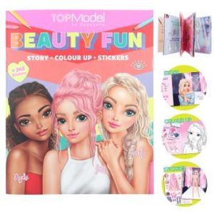 TOP MODEL LIBRO PARA COLOREAR BEAUTY FUN