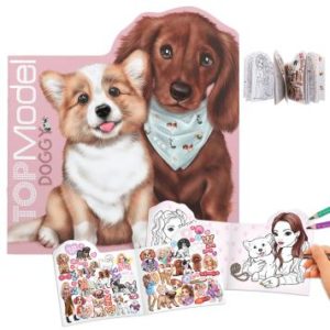 TOP MODEL LIBRO PARA COLOREAR DOGGY KITTY AND DOGGY
