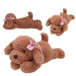 TOP MODEL PERRO DE PELUCHE 24CM FLORAL