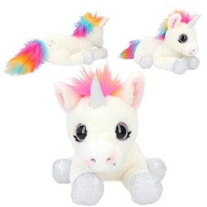 YLVI PELUCHE UNICORNIO TUMBADO 30CM